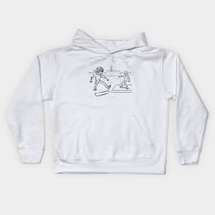 Skaters Lines #3 Kids Hoodie